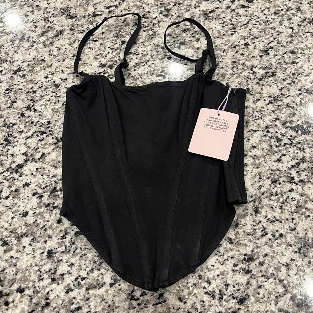 Savage X Fenty Black Cut Out Mini Shapewear - Picture 3 of 6